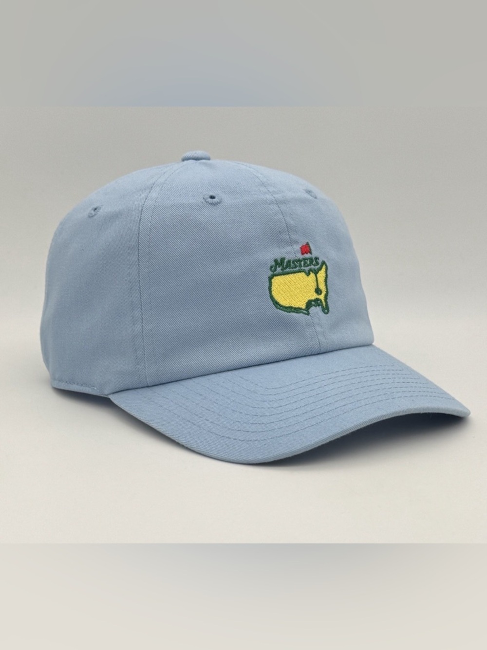 Masters Golf Hat Augusta National Dad Cap Blue Embroidered Logo Strapback Preppy - Picture 2 of 13